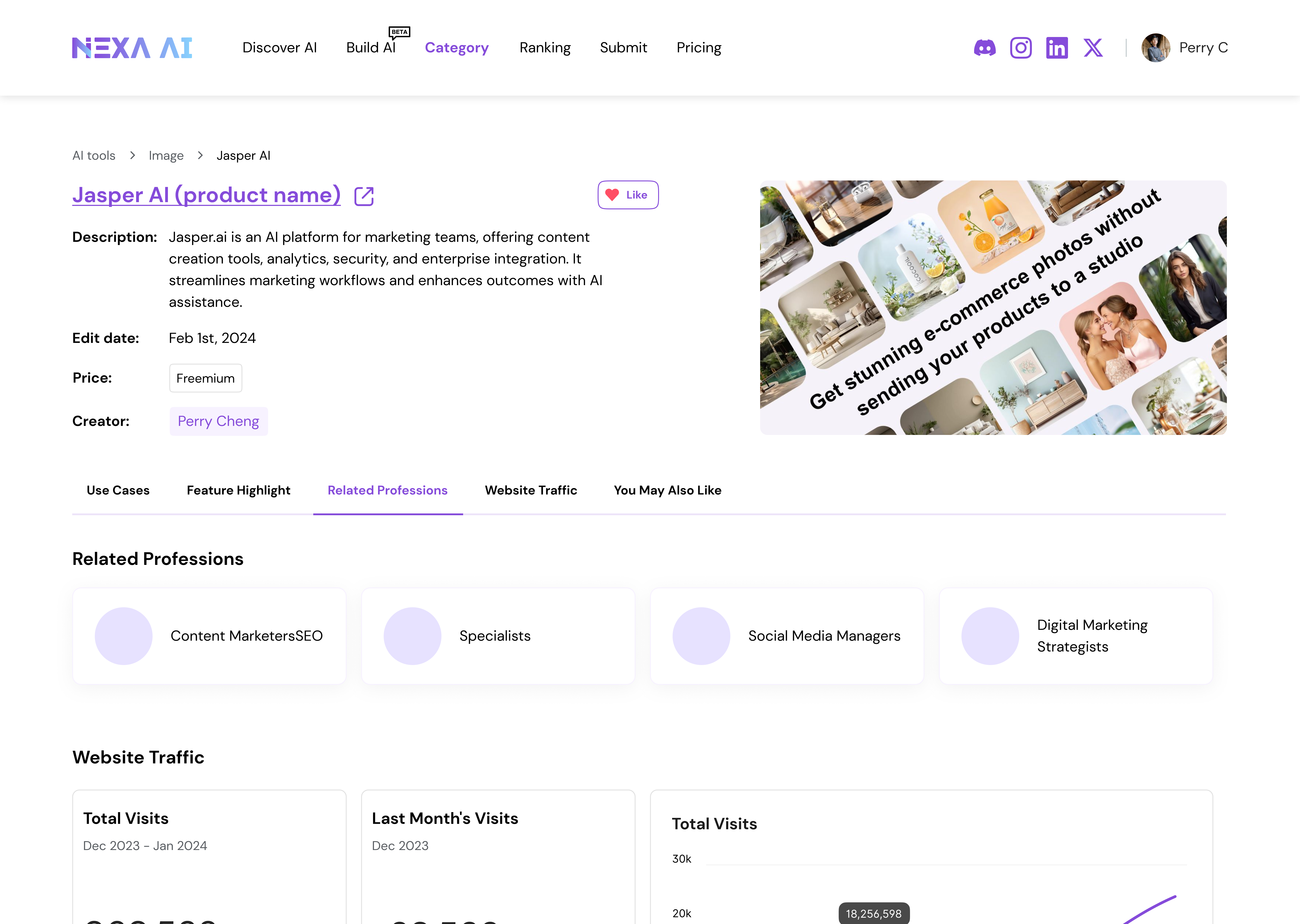 Nexa AI Tools · live homepage