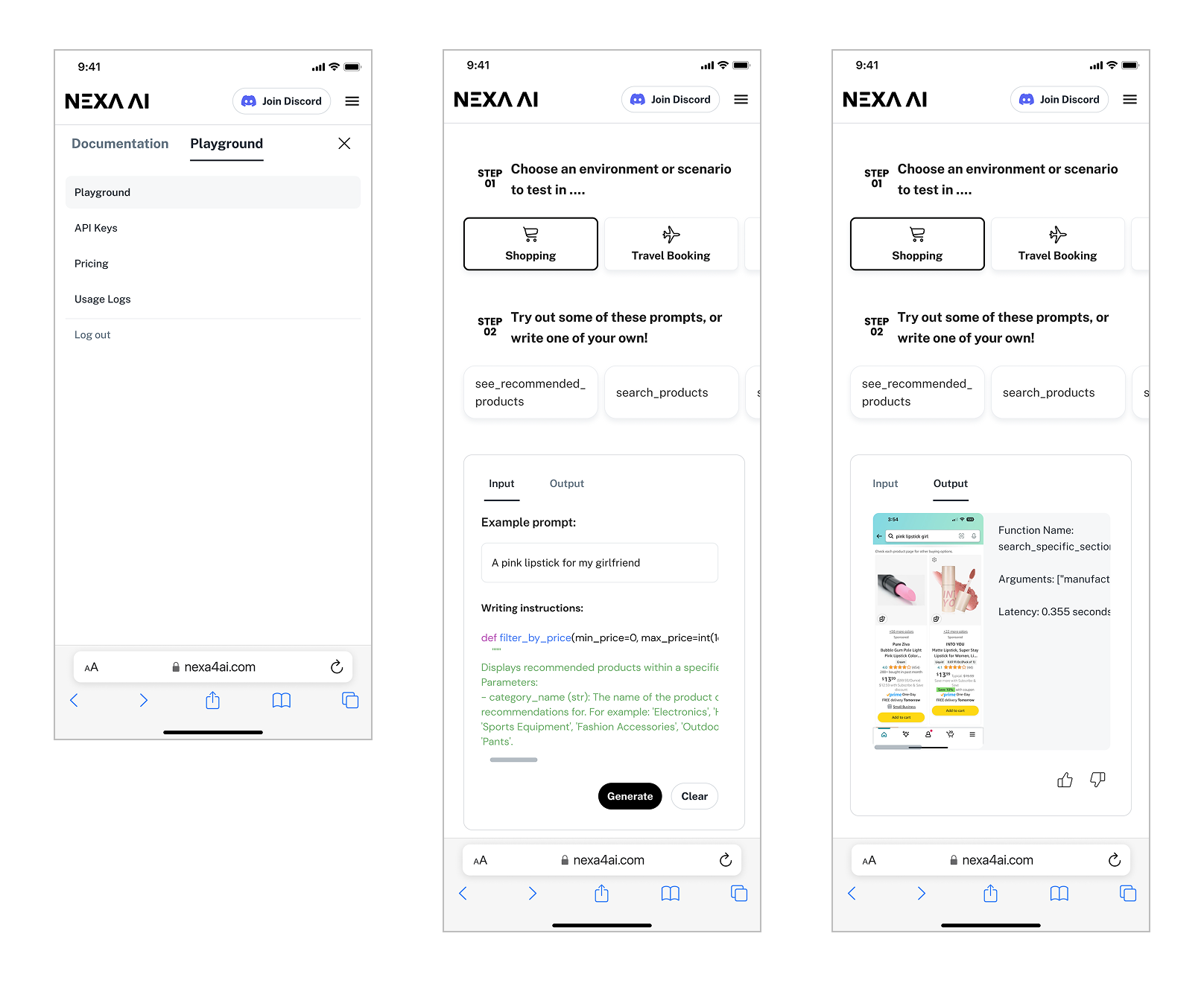 Octopus AI · responsive layout across tablet and mobile breakpoints