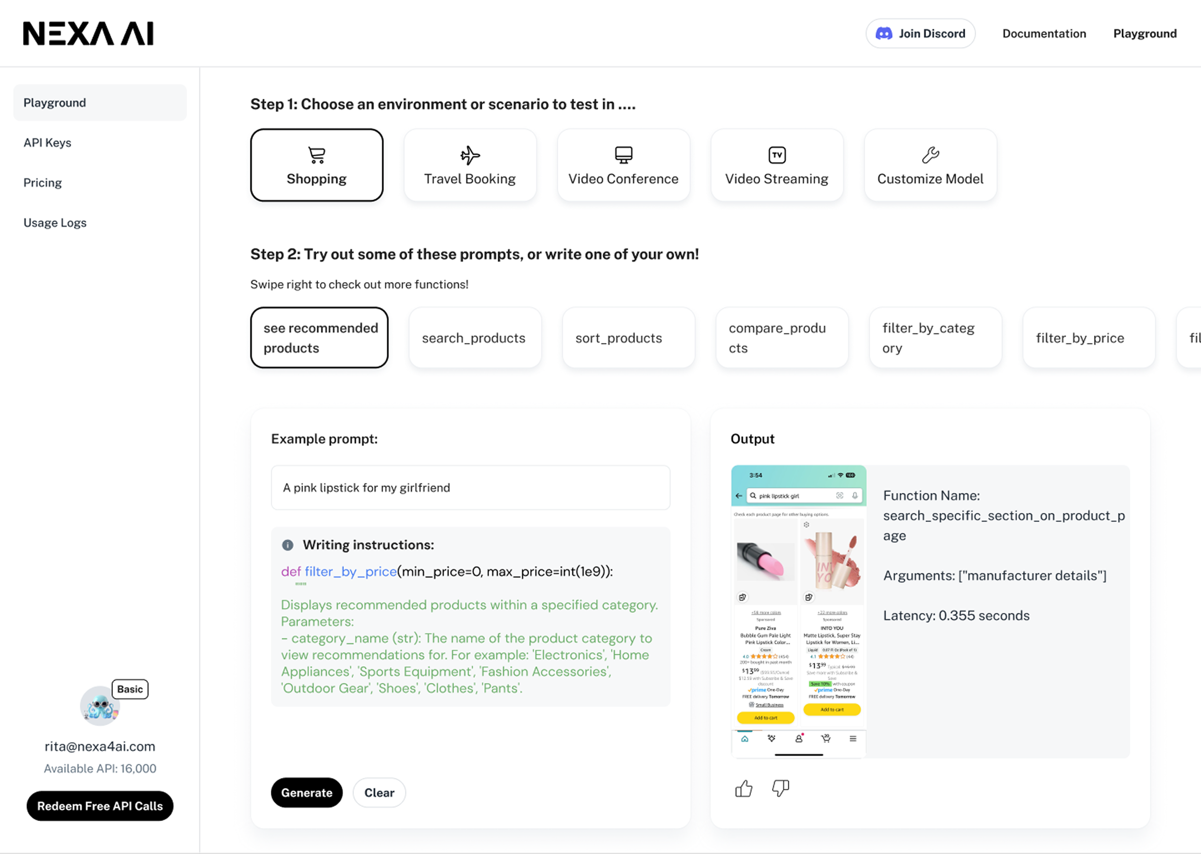 Octopus AI · live playground